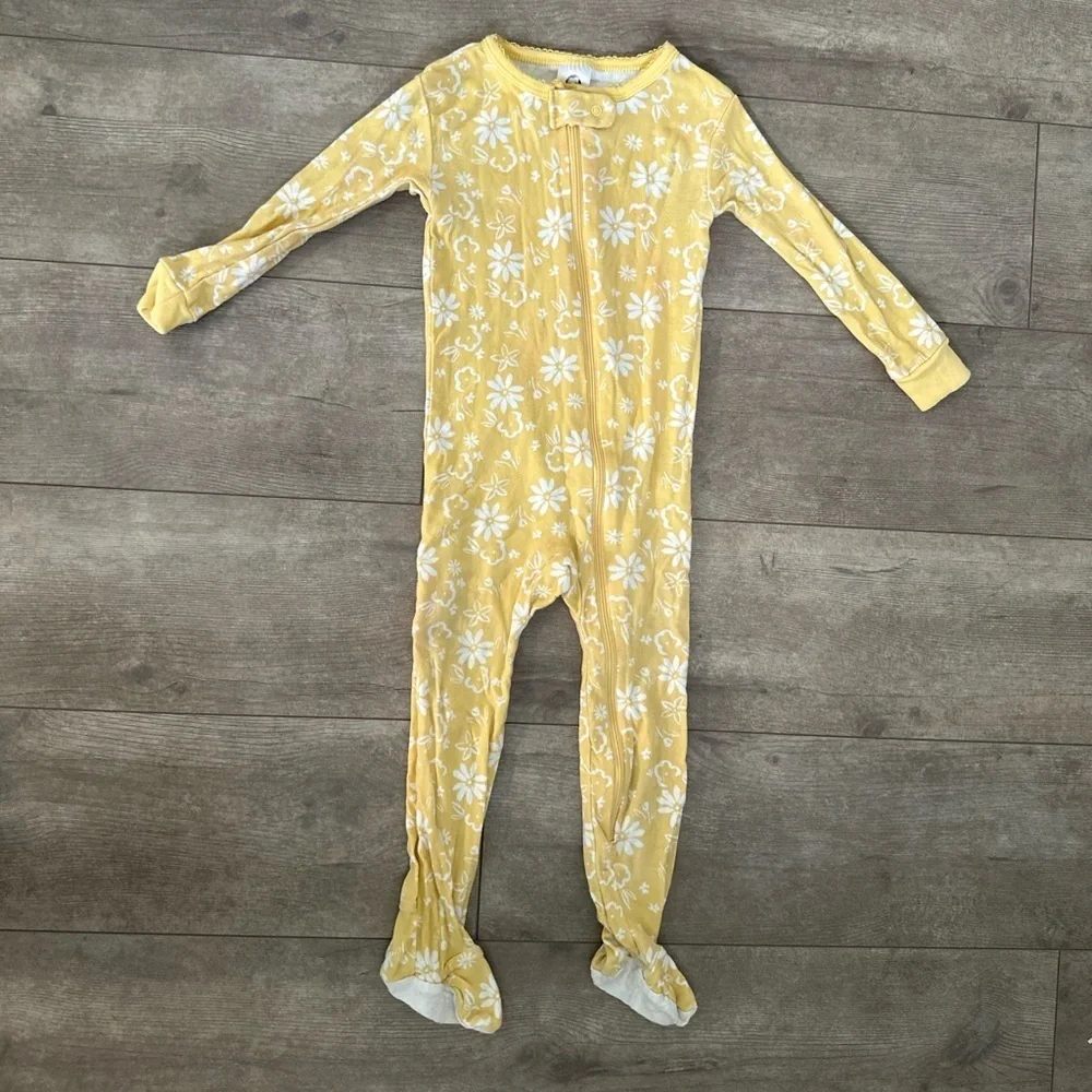 Gerber 18m Baby Girl Pajamas Fall Floral Boho Colored EUC